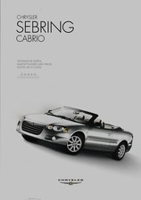 CHRYSLER Sebring Cabrio -  Katalog 2008