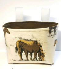 Lenkertasche  Hängeutensilo Bettutensilo Kinder fahrrad Roller Pferde ?