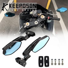 Für Yamaha FZR YZF 600 600R R1 R6 R6S Motorrad Blendfrei CNC Seiten Rückspiegel