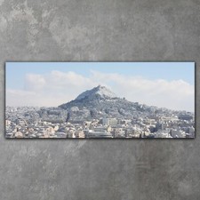 Leinwand Wandbilder XXL Canvas Hügel während des Winter Blizzard 125x50