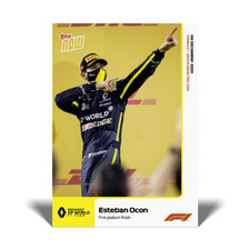Topps Now Formula 1 2020 - Card 18 - Esteban Ocon - Renault