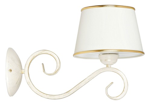 Wandleuchte shabby weiß - shabby,