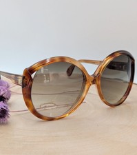 Rarität: Silhouette Vintage Sonnenbrille 70er Oversize, 18k Gold dekor