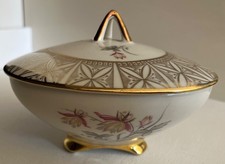 Porzellan Schale mit Deckel