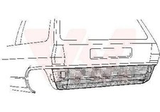 VAN WEZEL Heckwand Heckblech