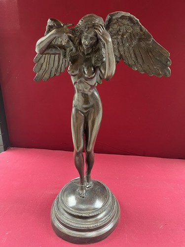 Jugendstil bronzefigur akt - jugendstil,