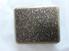 Zigarettenetui Metall, magnetisch, 9,5 x 8,4 x 2 cm, 79 gr.