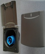 Einspeisestecker dunkelgrau