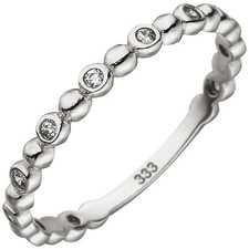 Kugelring 333 Gold schmal