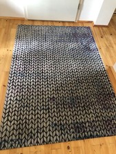 Acryl-Teppich von Esprit 140x200 mit Farbverlauf und Strickmuster