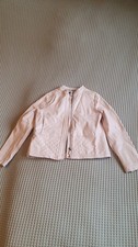Lederjacke Vertbaudet rosa