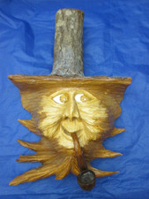 Wurzelsepp geschnitzt  Waldschrat Waldgeist Tannenholz Holz ca. 35cm