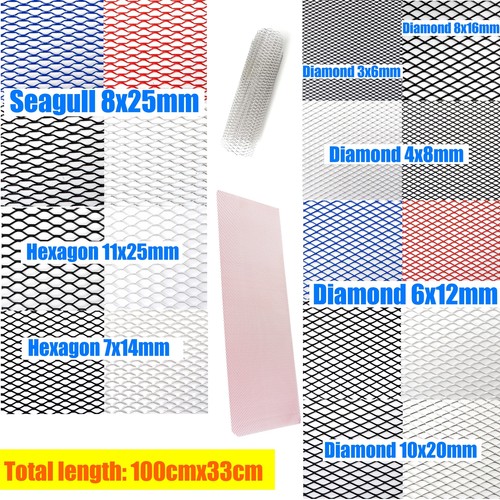 100x33cm aluminium gitter - aluminium,