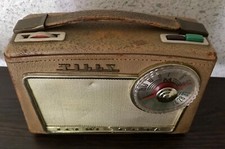 SELTENE TRANSISTOR RADIO LOEWE OPTA- TILLY, RESTAURIERT VOLLFUNKTION