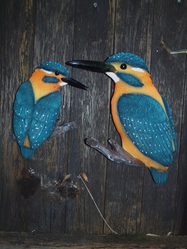 Deko eisvogel figur wand - deko,