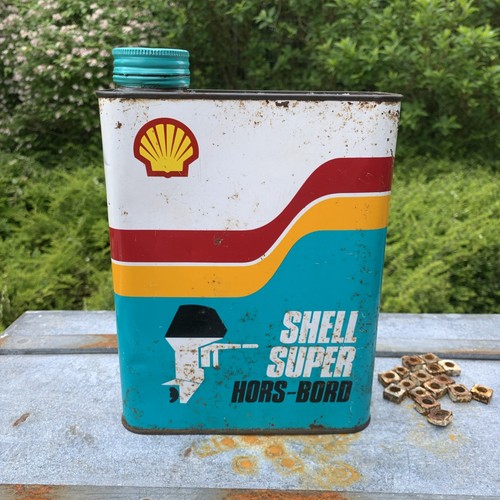 Shell boot öldose 70er jahre - shell,