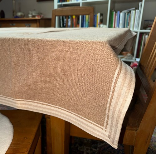 Tischdecke leinen mischgewebe - tischdecke,