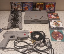 Playstation 1 Mit 3 Controller 7 Spiele Und Pistole