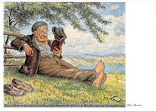 10519) 2 Gemälde AK Otto Quante Minden