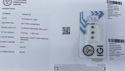 3 pcs diamond - 0.96,