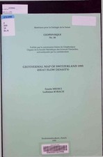 Geothermal Map of Switzerland 1995 (Heat Flow Density). Geophysique Nr. 30. Medi