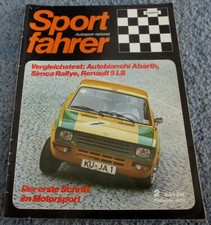 Sportfahrer 2/75 Autobianchi A 112 Abarth – Simca Rallye 2 – Renault 5 LS