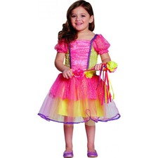 FEE KOSTÜM ZAUBERSTAB KINDER Karneval Märchen Elfe Kleid Mädchen Party Feenstab
