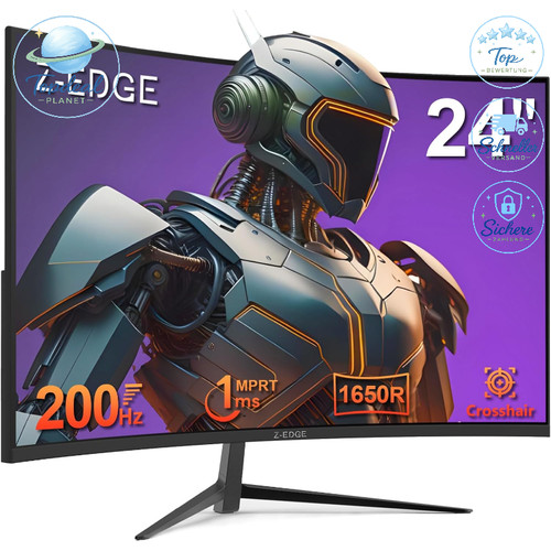 Gaming monitor zoll curved - monitor, 24