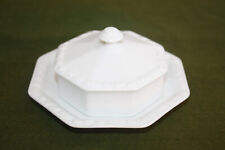 Jugendstil, Rosenthal Maria weiß, Butter- oder Käsedose, antik, mit Glocke, 1925