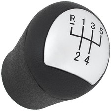 SCHALTKNAUF KNOPF KNAUF SILBER DECKEL FÜR RENAULT CLIO MK2 01-08 KANGO II TWINGO