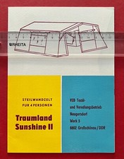 DDR Reklame Prospekt 1970