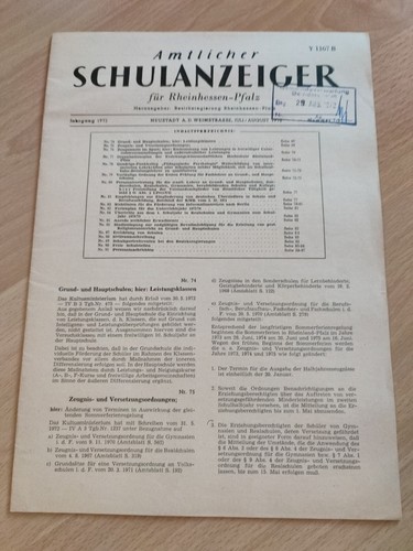 Amtlicher schulanzeiger - amtlicher,