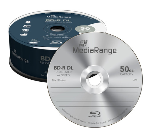 Mediarange dl 50gb 6x - mediarange,