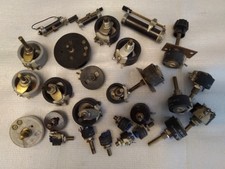 25 alte Draht-Potentiometer / Regler , ab 20er Jahre ,  Radiotechnik/Funktechnik