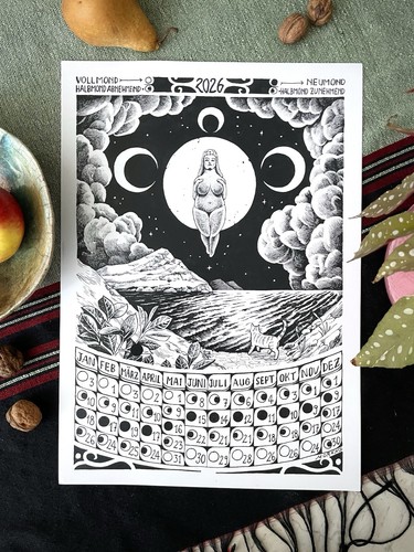 Mondkalender lunar calendar - mondkalender,