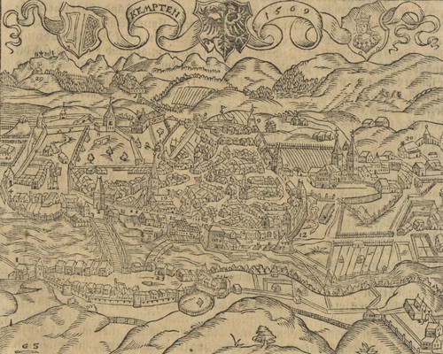 Kempten vogelschau - kempten,