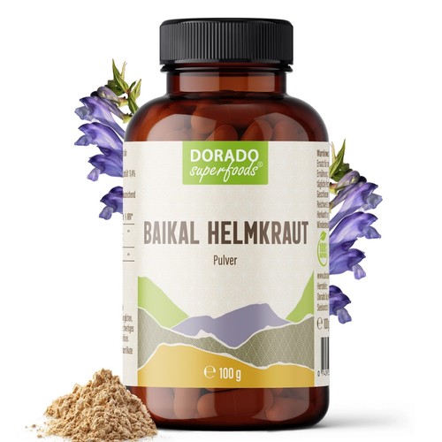 Baikal helmkraut wurzel - wurzel, pulver