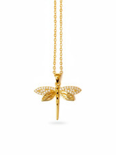 Gold glänzende damen libellen - glänzende,