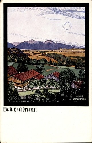 Künstler grundler heinz - ak,