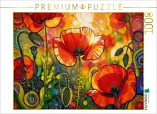 CALVENDO Puzzle Klatschmohn im