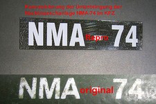 Sticker NMA-74 night marching