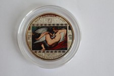 20 Dollars Cook Islands - Masterpieces of Art - 3 Oz Silber - 2014 - Leda