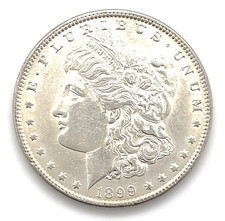 1899 morgan dollar extra fein - 1899,