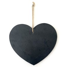 SCHIEFER-HERZ Hänger 20x17cm