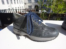 HOGAN by TOD`S TODS Interactive Schuhe Sneaker Wildleder Glitzer Italy Gr.37 TOP