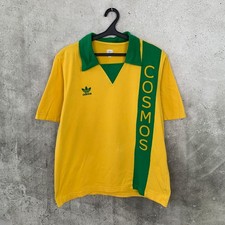 NEW YORK COSMOS 1973-75 AWAY FOOTBALL SHIRT ADIDAS RETRO REMAKE TRIKOT GR. L