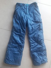 Ski Hose Schneehose Gefütterte Winterhose Blau mit Fleece Innen Gr. 158 164 Top