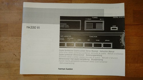 Harman kardon hk330 - kardon, vi