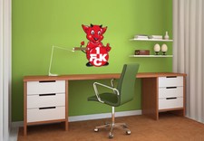 Wandtattoo 1.FC Kaiserslautern Teufelsbande rot Wandaufkleber Wandfolie