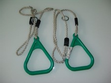 •●♥ Playland - Turnringe - grün - bis 100 kg, Turnen, Sport, Ringe ♥●•